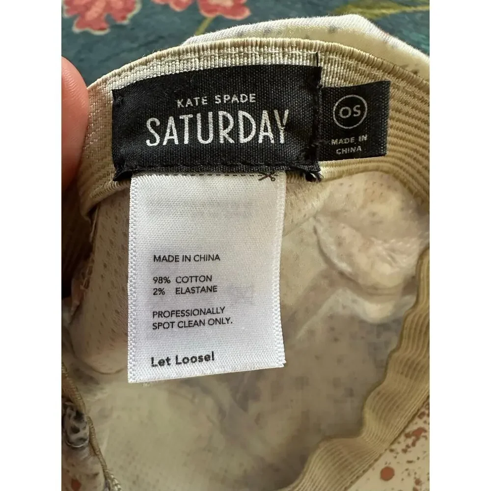 Kate Spade Saturday Spatter Tie Dye Hat One Size